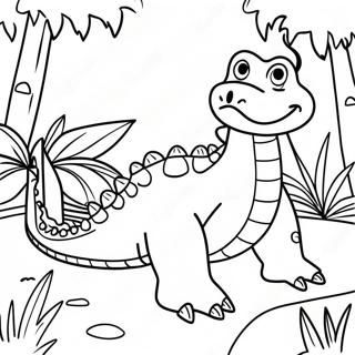 Pagina Para Colorir De Lyle Lyle Crocodilo Em Uma Aventura Na Selva 45874-38218