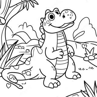 Pagina Para Colorir De Lyle Lyle Crocodilo Em Uma Aventura Na Selva 45874-38219