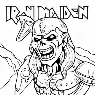 Pagina Para Colorir Do Logo Do Iron Maiden 45923-38259