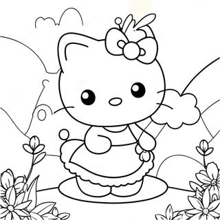 Pagina Para Colorir Hello Kitty Fada 45933-38287