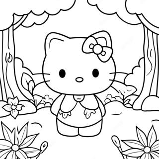 Fada Hello Kitty Páginas Para Colorir