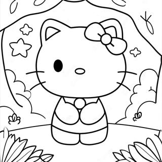 Pagina Para Colorir Hello Kitty Floresta Magica 45934-38266