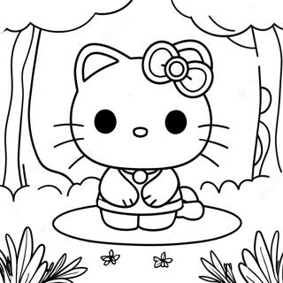 Pagina Para Colorir Hello Kitty Floresta Magica 45934-38267