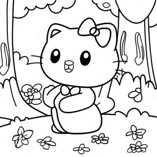 Pagina Para Colorir Hello Kitty Floresta Magica 45934-38268