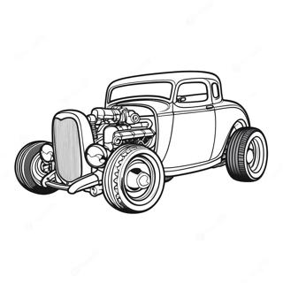 Pagina Para Colorir Hot Rod 4601-3698