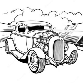 Pagina Para Colorir Hot Rod 4601-3699