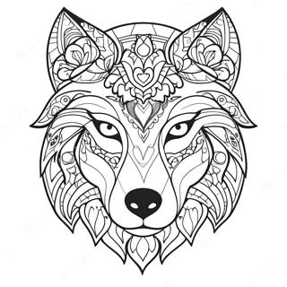 Pagina Para Colorir De Rosto De Lobo 46033-38350