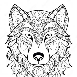 Pagina Para Colorir De Rosto De Lobo 46033-38352