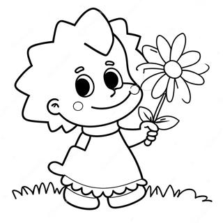 Maggie Simpson Páginas Para Colorir