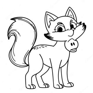 Lankybox Foxy Páginas Para Colorir