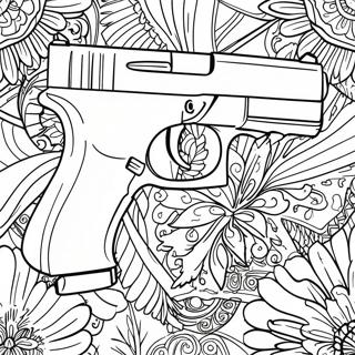 Pagina Para Colorir Pistola Glock Realista 46154-38445