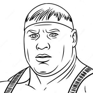 Brock Lesnar Páginas Para Colorir