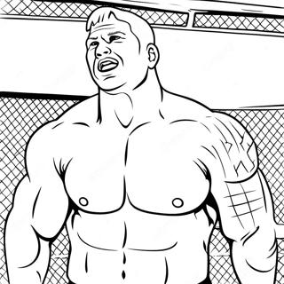 Pagina Para Colorir Brock Lesnar Em Acao 46164-38452