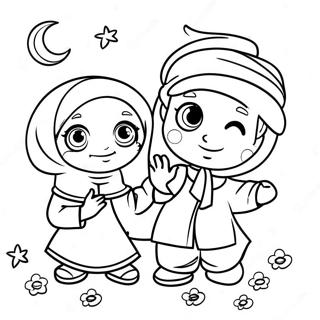 Pagina Para Colorir Infantil Islamica 46293-38559