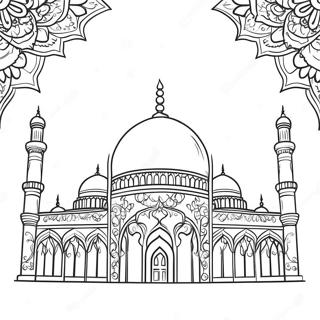 Pagina Para Colorir Colorida De Mesquita 46294-38555