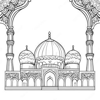 Pagina Para Colorir Colorida De Mesquita 46294-38556