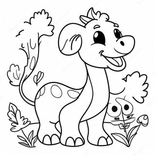 Pagina Para Colorir De Animais Alegres 462-370