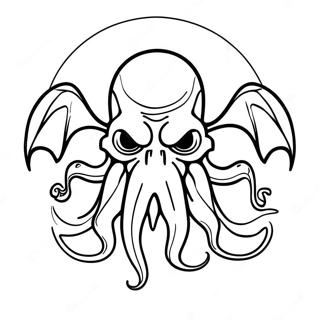 Pagina Para Colorir Do Mito De Cthulhu 46303-38562