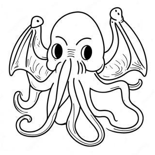 Pagina Para Colorir Do Mito De Cthulhu 46303-38564