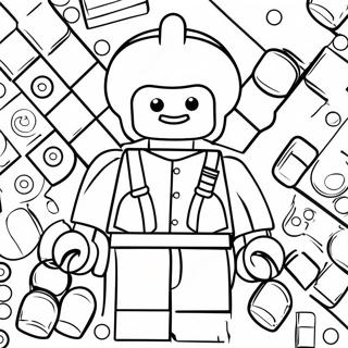 Minifigura Lego Páginas Para Colorir