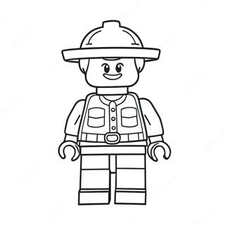 Pagina Para Colorir De Minifigura Lego Engracada 46324-38581