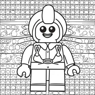 Pagina Para Colorir De Minifigura Lego Engracada 46324-38582