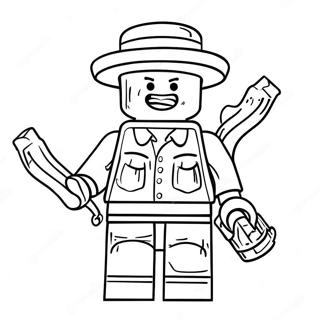 Pagina Para Colorir De Minifigura Lego Engracada 46324-38584