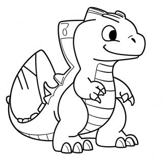 Pagina Para Colorir Aventura Digimon Agumon 4632-3725