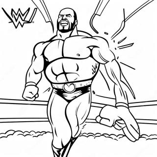 Pagina Para Colorir De Superstars Da Wwe Em Acao 46354-38605