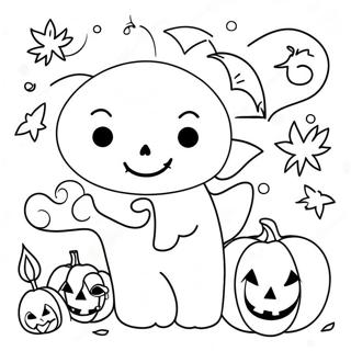 Arte Doodle De Halloween Pagina Para Colorir 46383-38624