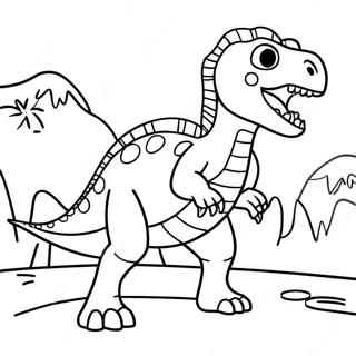 Rei Dinossauro Pagina Para Colorir 46413-38651