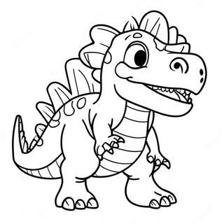 Rei Dinossauro Pagina Para Colorir 46413-38652