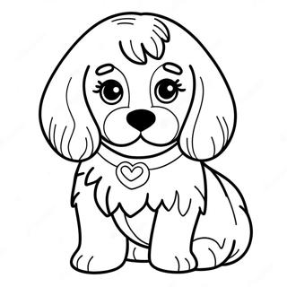 Cavapoo Páginas Para Colorir