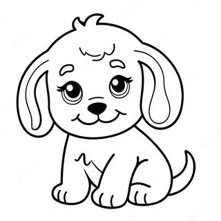 Pagina Para Colorir Filhote De Cavapoo Fofo 46444-38670