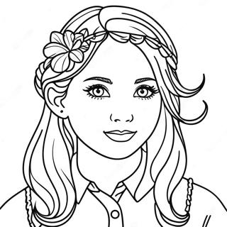 Pagina Para Colorir De Menina Para Adultos 4651-3739