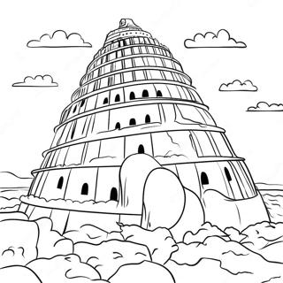 Torre De Babel Páginas Para Colorir