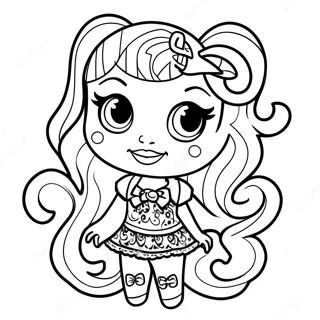 Pagina Para Colorir Bebe Monster High 46603-38791