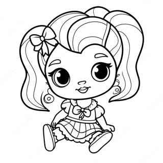 Pagina Para Colorir Bebe Monster High 46603-38792