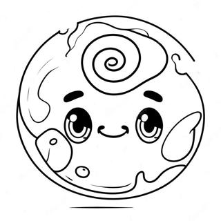 Pagina Para Colorir Do Personagem Fofinho Cookie Swirl C 46654-38852