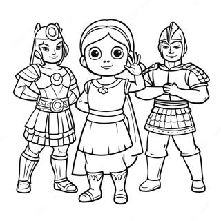 Pagina Para Colorir De Maya E Os Tres Herois 46724-38906