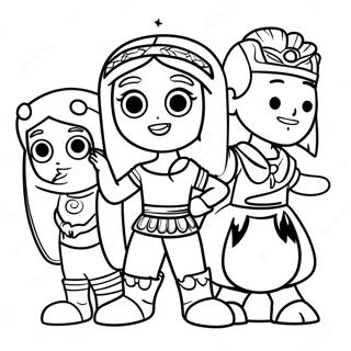 Pagina Para Colorir De Maya E Os Tres Herois 46724-38908