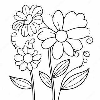 Pagina Para Colorir De Flores Fofas Para O Dia Das Maes 4672-3757