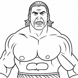 Lutador Da Wwe Em Acao Pagina Para Colorir 46764-38929