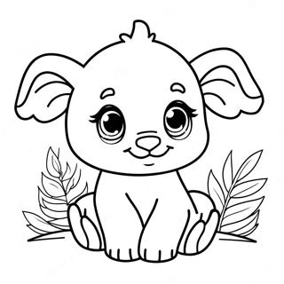 Pagina Para Colorir Bebe Animal 46843-38994