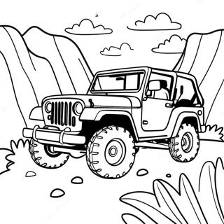 Aventura Jeep Páginas Para Colorir