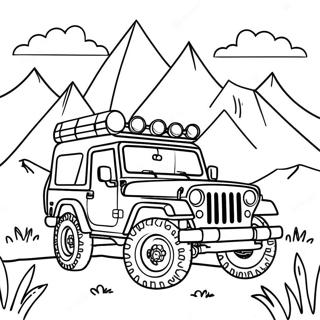 Pagina Para Colorir Aventura De Jeep 46863-38998