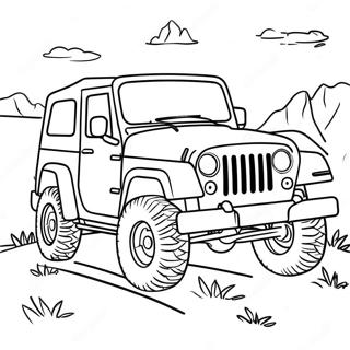 Pagina Para Colorir Aventura De Jeep 46863-38999