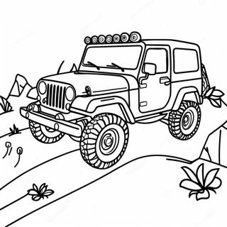 Pagina Para Colorir Aventura Off Road De Jeep 46864-39008