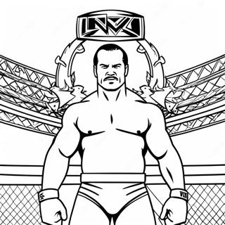 Pagina Para Colorir Da Luta Pelo Campeonato Da Wwe 4692-3776