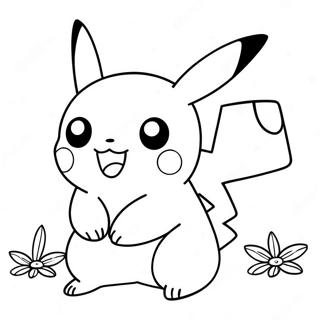 Pagina Para Colorir Do Pikachu Fofo Pokemon 46934-39057